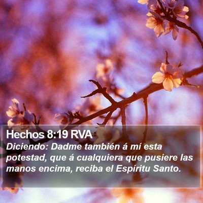 Hechos 8:19 RVA Bible Verse Image