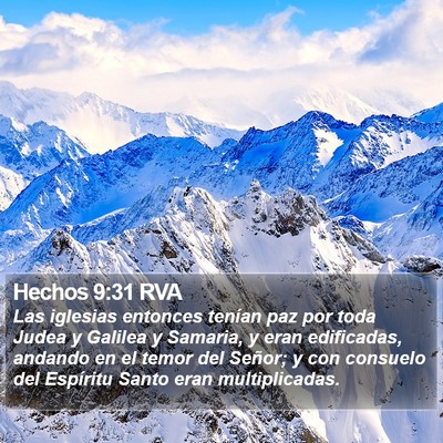 Hechos 9:31 RVA Bible Verse Image