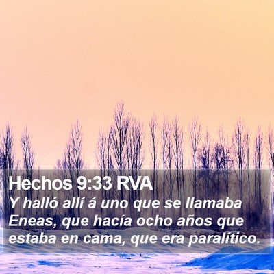 Hechos 9:33 RVA Bible Verse Image
