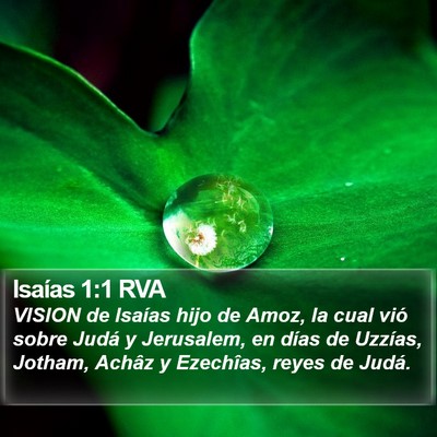 Isaías 1:1 RVA Bible Verse Image