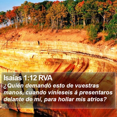 Isaías 1:12 RVA Bible Verse Image
