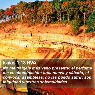 Isaías 1:13 RVA Bible Verse Image