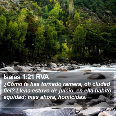 Isaías 1:21 RVA Bible Verse Image
