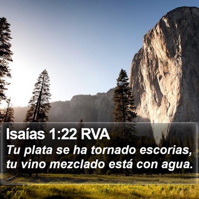 Isaías 1:22 RVA Bible Verse Image
