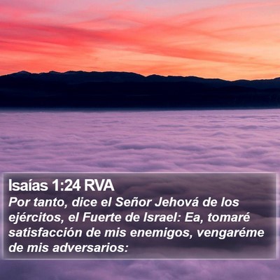 Isaías 1:24 RVA Bible Verse Image