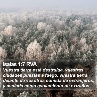 Isaías 1:7 RVA Bible Verse Image