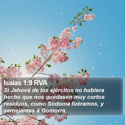 Isaías 1:9 RVA Bible Verse Image