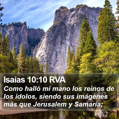 Isaías 10:10 RVA Bible Verse Image
