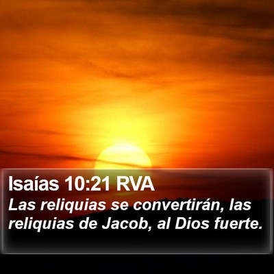 Isaías 10:21 RVA Bible Verse Image
