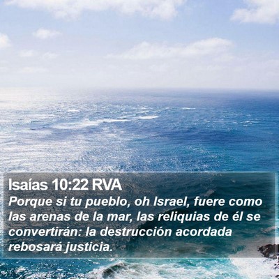 Isaías 10:22 RVA Bible Verse Image