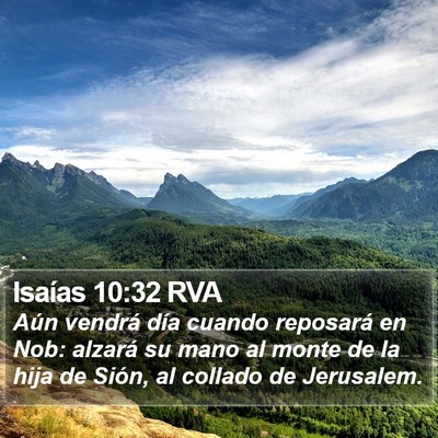 Isaías 10:32 RVA Bible Verse Image
