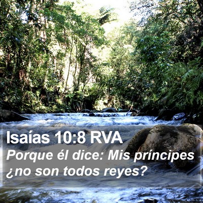Isaías 10:8 RVA Bible Verse Image