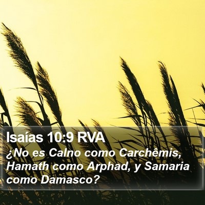 Isaías 10:9 RVA Bible Verse Image