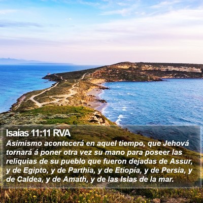 Isaías 11:11 RVA Bible Verse Image