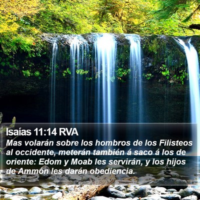 Isaías 11:14 RVA Bible Verse Image