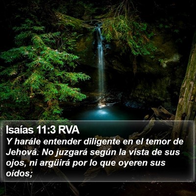 Isaías 11:3 RVA Bible Verse Image