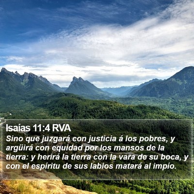Isaías 11:4 RVA Bible Verse Image