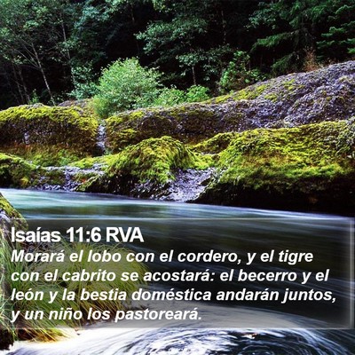Isaías 11:6 RVA Bible Verse Image