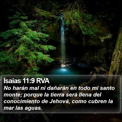 Isaías 11:9 RVA Bible Verse Image
