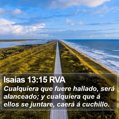 Isaías 13:15 RVA Bible Verse Image