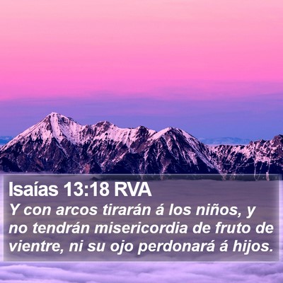 Isaías 13:18 RVA Bible Verse Image