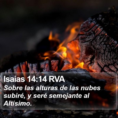 Isaías 14:14 RVA Bible Verse Image