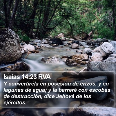 Isaías 14:23 RVA Bible Verse Image