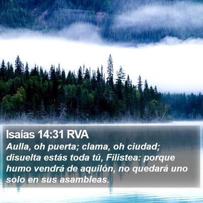 Isaías 14:31 RVA Bible Verse Image