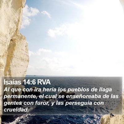 Isaías 14:6 RVA Bible Verse Image