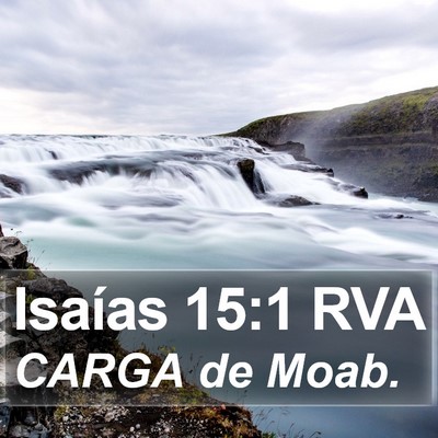 Isaías 15:1 RVA Bible Verse Image