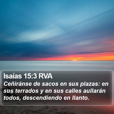 Isaías 15:3 RVA Bible Verse Image