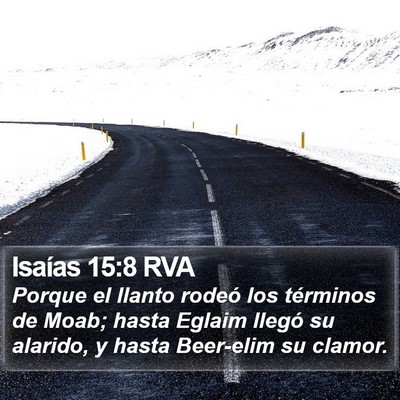 Isaías 15:8 RVA Bible Verse Image