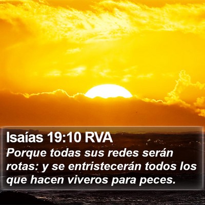 Isaías 19:10 RVA Bible Verse Image