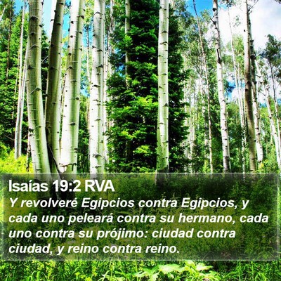 Isaías 19:2 RVA Bible Verse Image