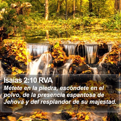 Isaías 2:10 RVA Bible Verse Image