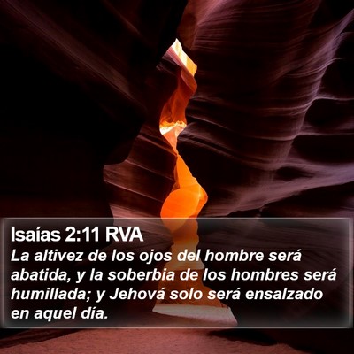 Isaías 2:11 RVA Bible Verse Image