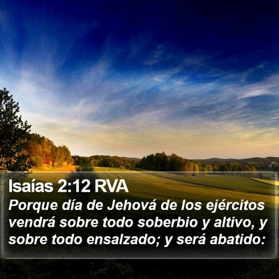 Isaías 2:12 RVA Bible Verse Image
