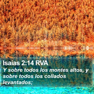 Isaías 2:14 RVA Bible Verse Image