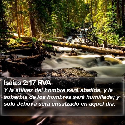 Isaías 2:17 RVA Bible Verse Image