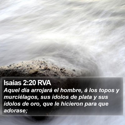 Isaías 2:20 RVA Bible Verse Image