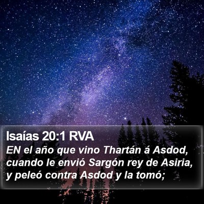 Isaías 20:1 RVA Bible Verse Image