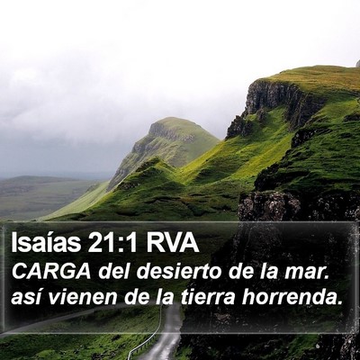 Isaías 21:1 RVA Bible Verse Image