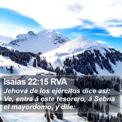 Isaías 22:15 RVA Bible Verse Image