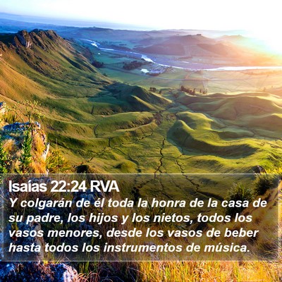 Isaías 22:24 RVA Bible Verse Image