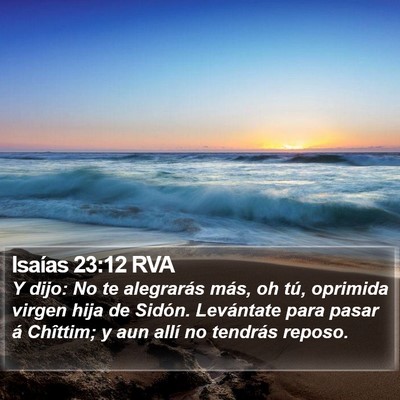 Isaías 23:12 RVA Bible Verse Image