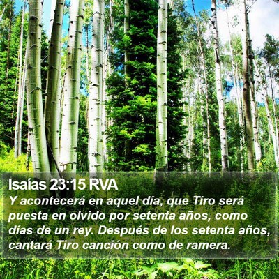 Isaías 23:15 RVA Bible Verse Image