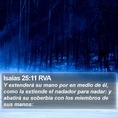Isaías 25:11 RVA Bible Verse Image