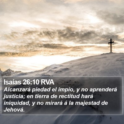 Isaías 26:10 RVA Bible Verse Image