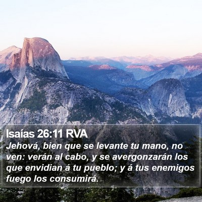 Isaías 26:11 RVA Bible Verse Image