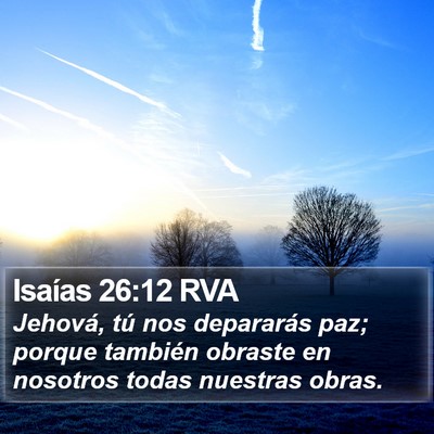 Isaías 26:12 RVA Bible Verse Image